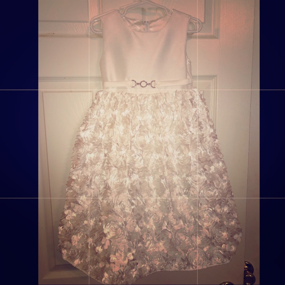 American Princess flower girl dress white size 5